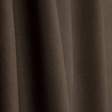 Popeline de coton unie basique marron foncé - Ribes y Casals