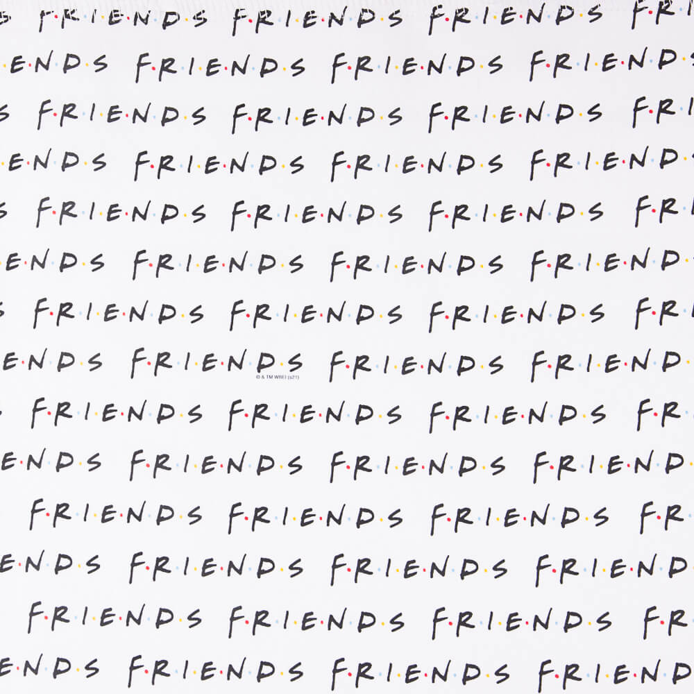 Popeline Coton Friends Blanc - Ribes y Casals