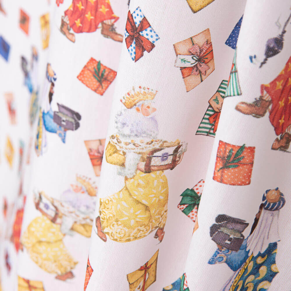 Cadeaux de rois de Noël en popeline - Ribes y Casals