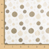 Popeline Boules De Noël Gris - Ribes y Casals