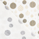 Popeline Boules De Noël Gris - Ribes y Casals