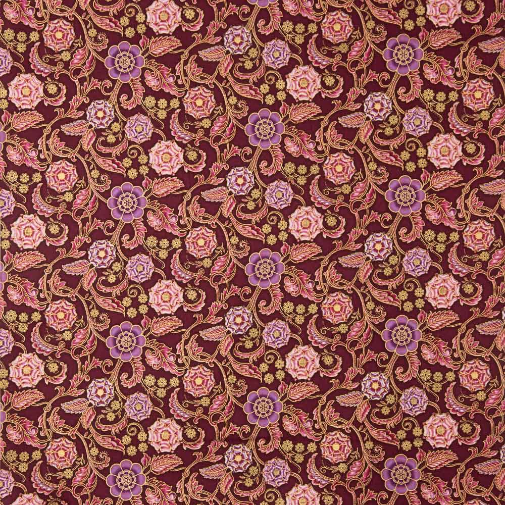 Patchwork Américain Fleurs Grenade - Ribes y Casals