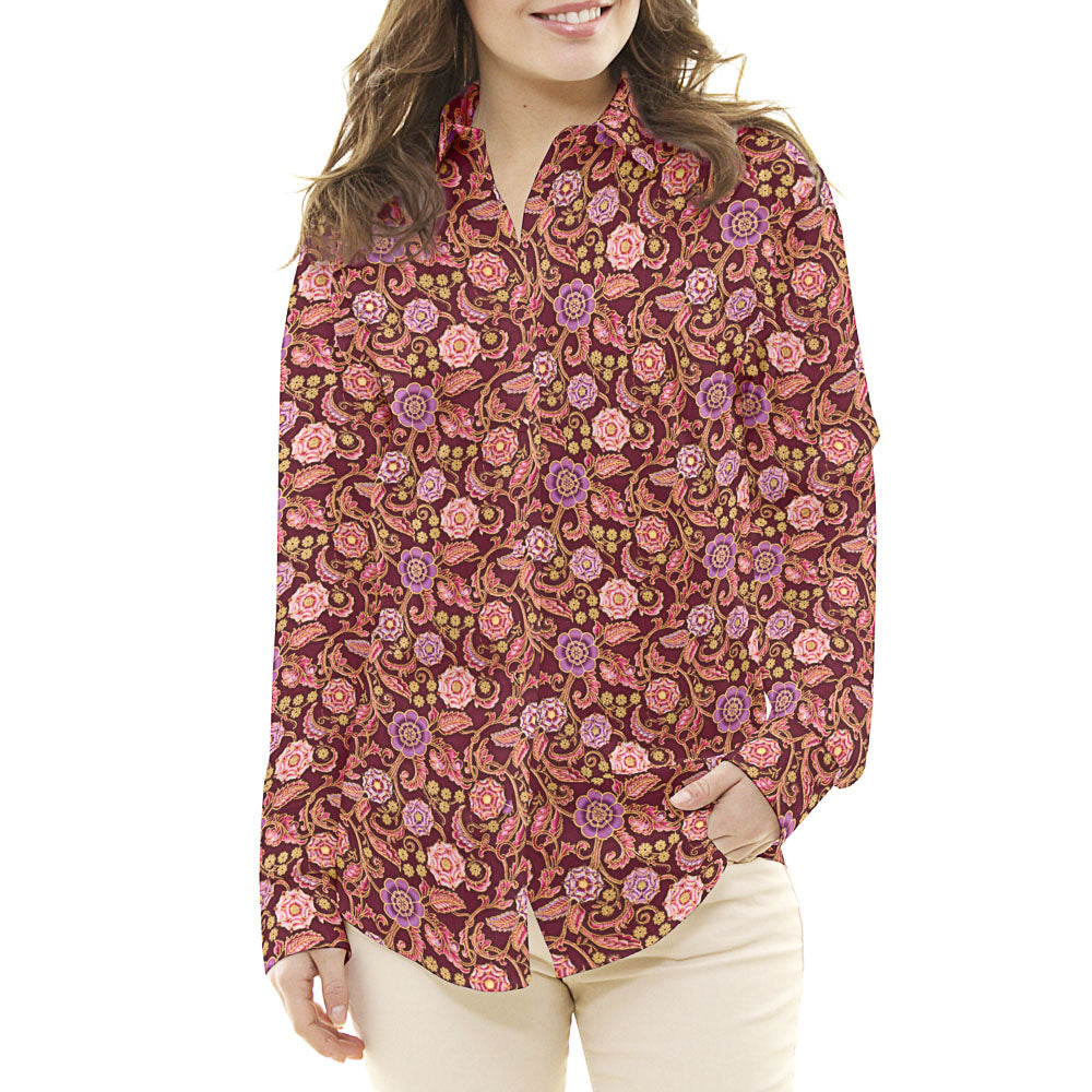 Patchwork Américain Fleurs Grenade - Ribes y Casals