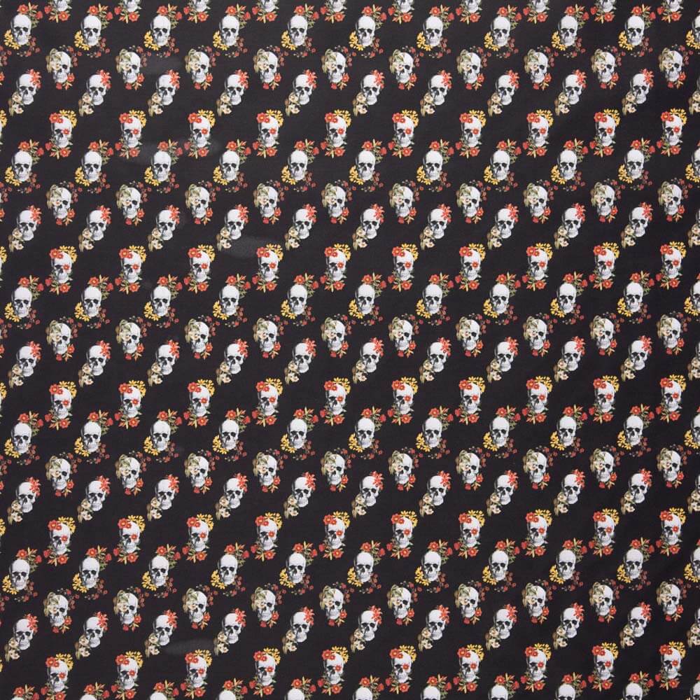 Popeline Coton Skulls - Ribes y Casals