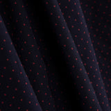 Tissu à chemiser en popeline de coton bleu marine - Sienna - Ribes y Casals