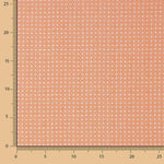 Tissu à plis en popeline orange - Milano - Ribes y Casals