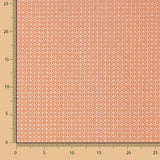 Tissu à plis en popeline orange - Milano - Ribes y Casals