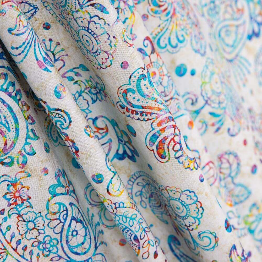 Patchwork Américain cachemire Écru - Ribes y Casals