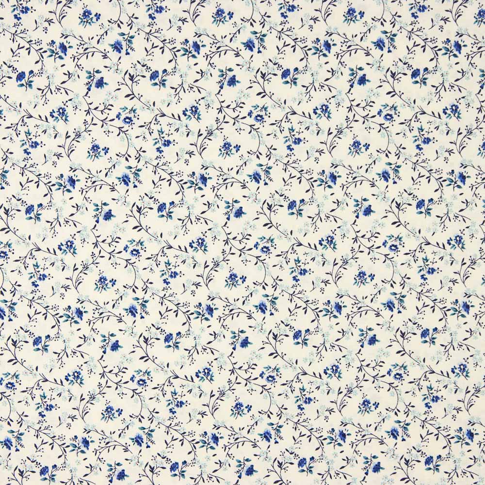 Patchwork Américain Minuscule Fleur Bleu - Ribes y Casals