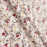 Patchwork Américain Minuscule Fleur Rouge - Ribes y Casals