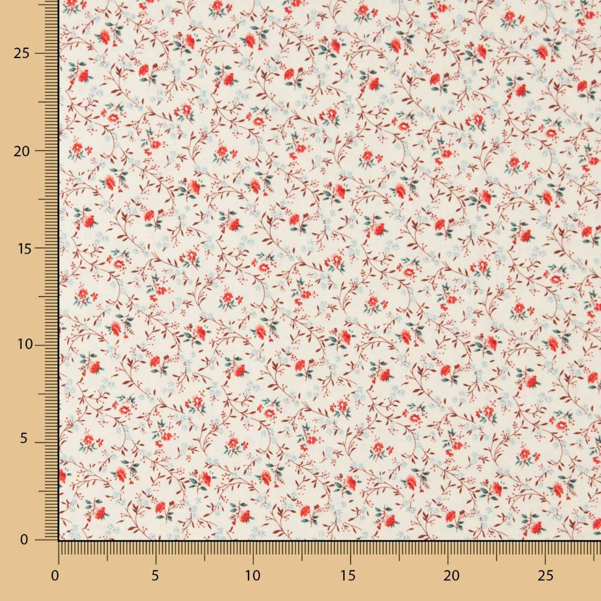 Patchwork Américain Fleur Rouge - Ribes y Casals