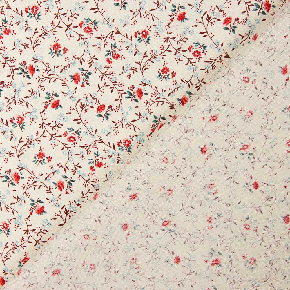 Patchwork Américain Fleur Rouge - Ribes y Casals