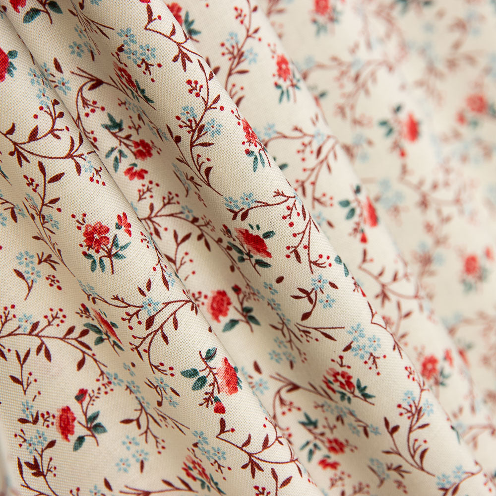 Patchwork Américain Fleur Rouge - Ribes y Casals