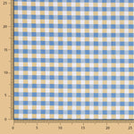 Popeline à carreaux bleus - Ribes y Casals