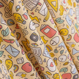 Popeline Coton École Jaune Clair - Ribes y Casals