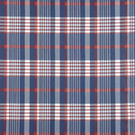 Tissu de popeline de coton à carreaux bleus - Ribes y Casals