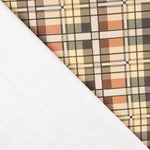 Tissu popeline de coton-spandex à carreaux multiples - Ribes y Casals