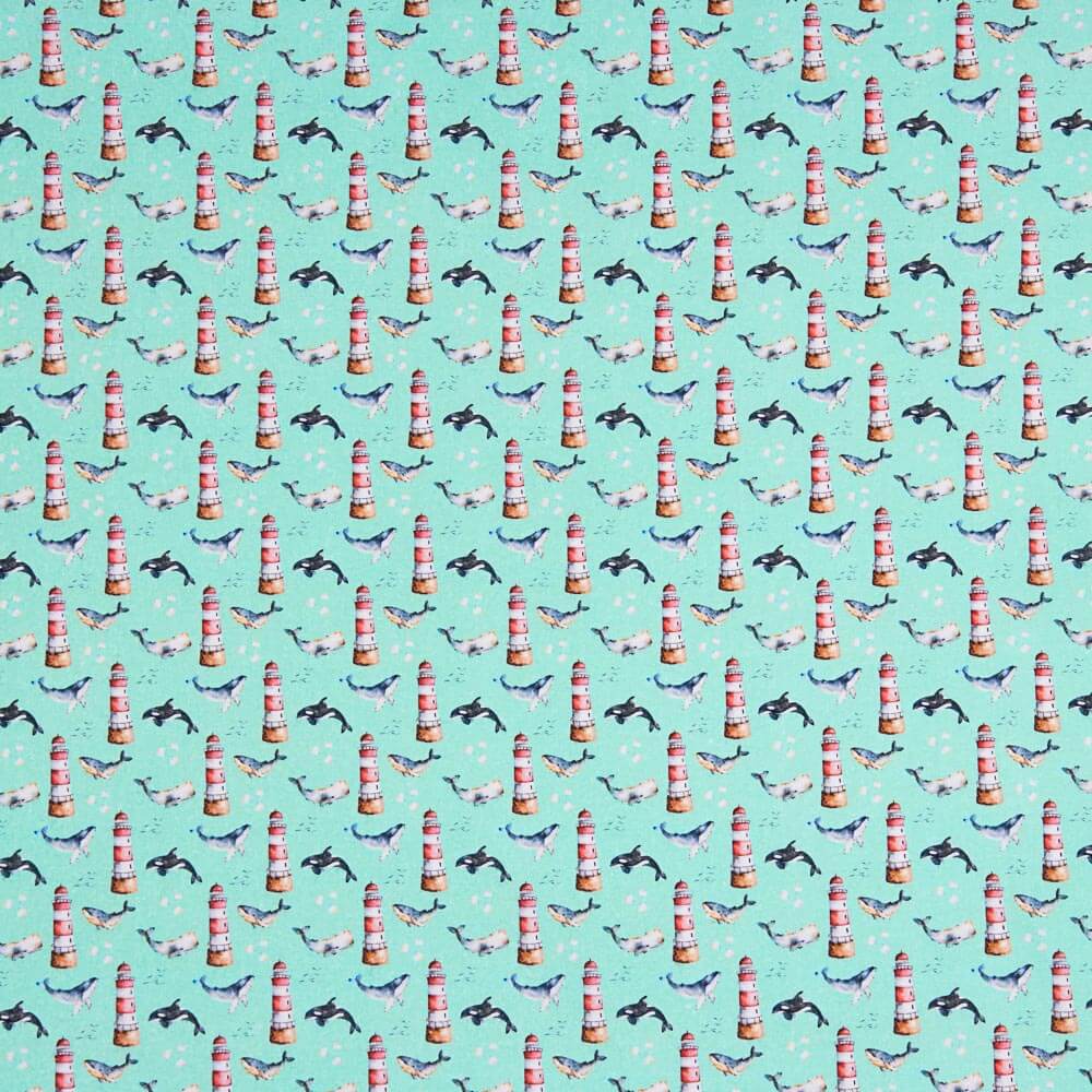 Popeline Coton Phare Willy - Ribes y Casals