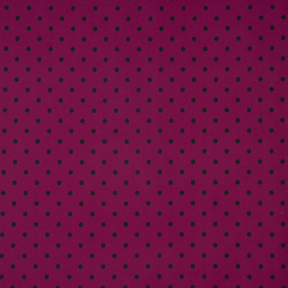 Popeline Imprimée À Pois Flamenca Popeline 7mm Marron - Ribes y Casals
