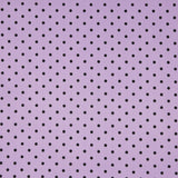 Popeline Imprimée à Pois Flamenca 7mm Violet - Ribes y Casals