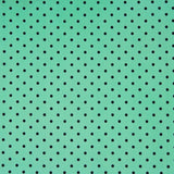 Popeline Imprimée À Points Pointus Flamenco 7mm Vert Aqua - Ribes y Casals