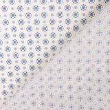 Popeline Fleur Bleu Bonbon - Ribes y Casals