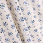 Popeline Fleur Bleu Bonbon - Ribes y Casals