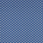 Popeline Fleur Xania Bleu - Ribes y Casals