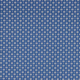 Popeline Fleur Xania Bleu - Ribes y Casals