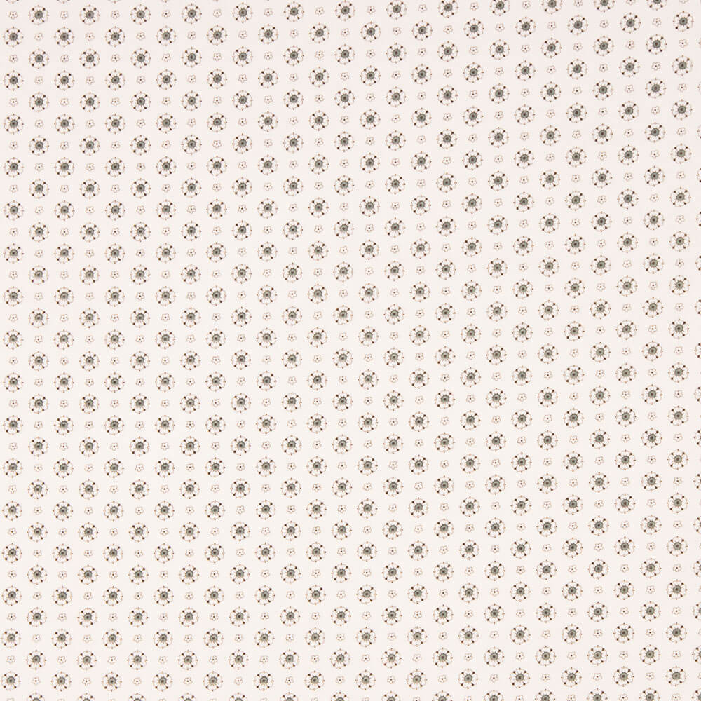 Popeline Fleur Candy Gris - Ribes y Casals