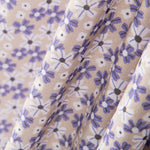 Coton Popeline Fleurs Gris - Ribes y Casals