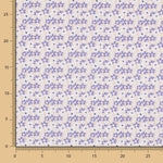 Coton Popeline Fleurs Gris - Ribes y Casals