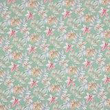 Popeline Coton Tropicale Vert Menthe - Ribes y Casals