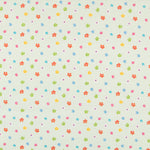 Coton Popeline Fleurs Vert Clair - Ribes y Casals