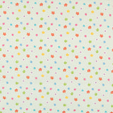 Coton Popeline Fleurs Vert Clair - Ribes y Casals