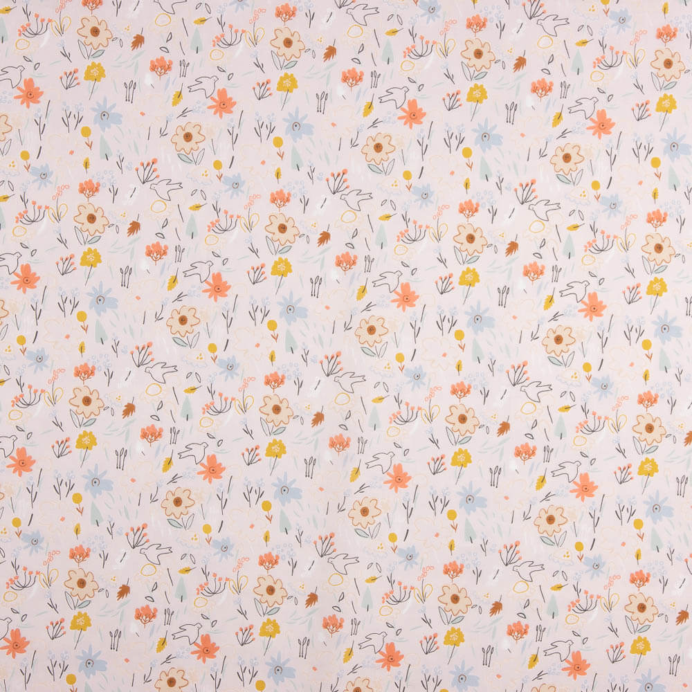 Popeline Fleurs Merche - Ribes y Casals