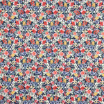 Popeline Fleurs Jardin Bleu - Ribes y Casals