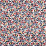 Popeline Fleurs Jardin Bleu - Ribes y Casals