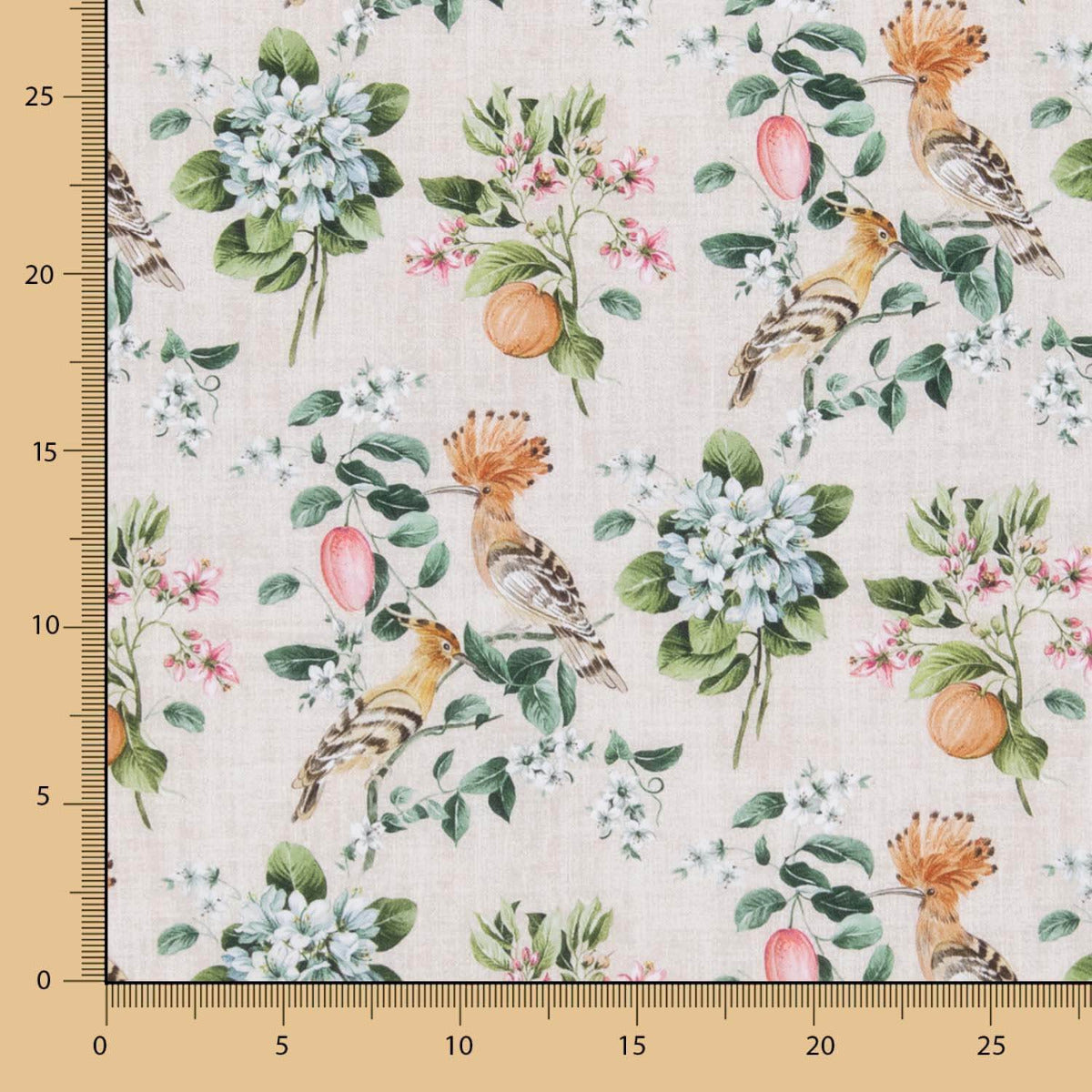 Popeline Coton Rustique Tropicale - Ribes y Casals