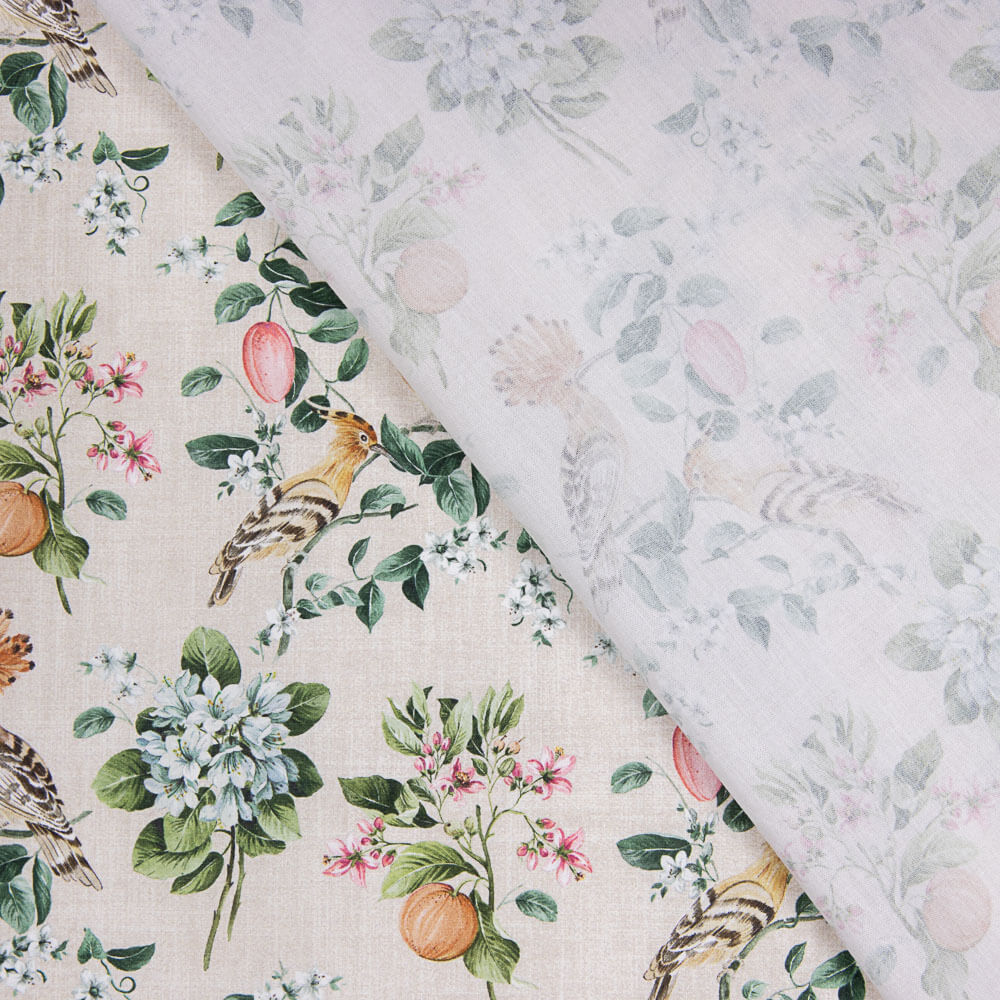 Popeline Coton Rustique Tropicale - Ribes y Casals