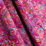 Patchwork Américain Batik Cachemire Fuchsia - Ribes y Casals