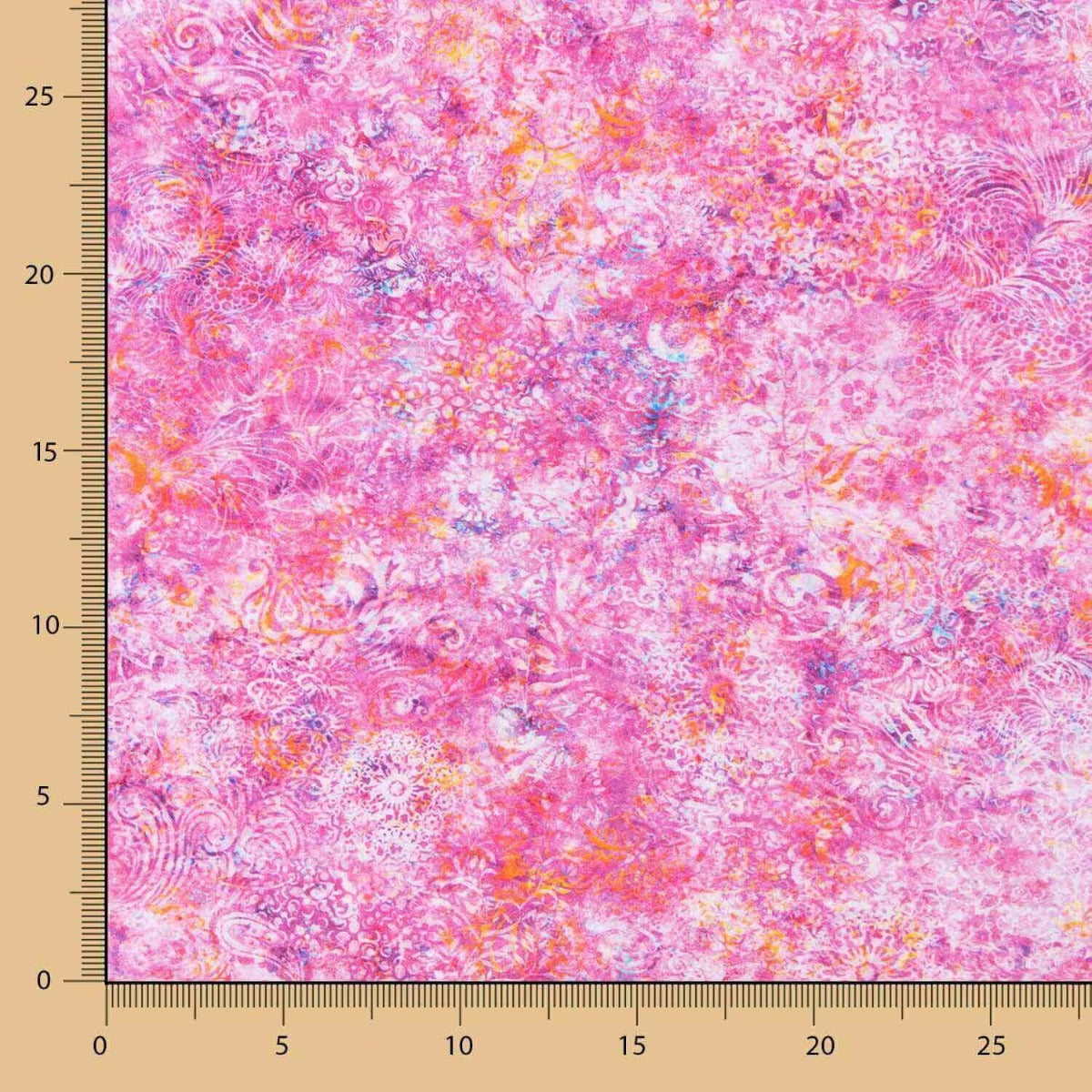 Patchwork Américain Batik Cachemire Rose - Ribes y Casals