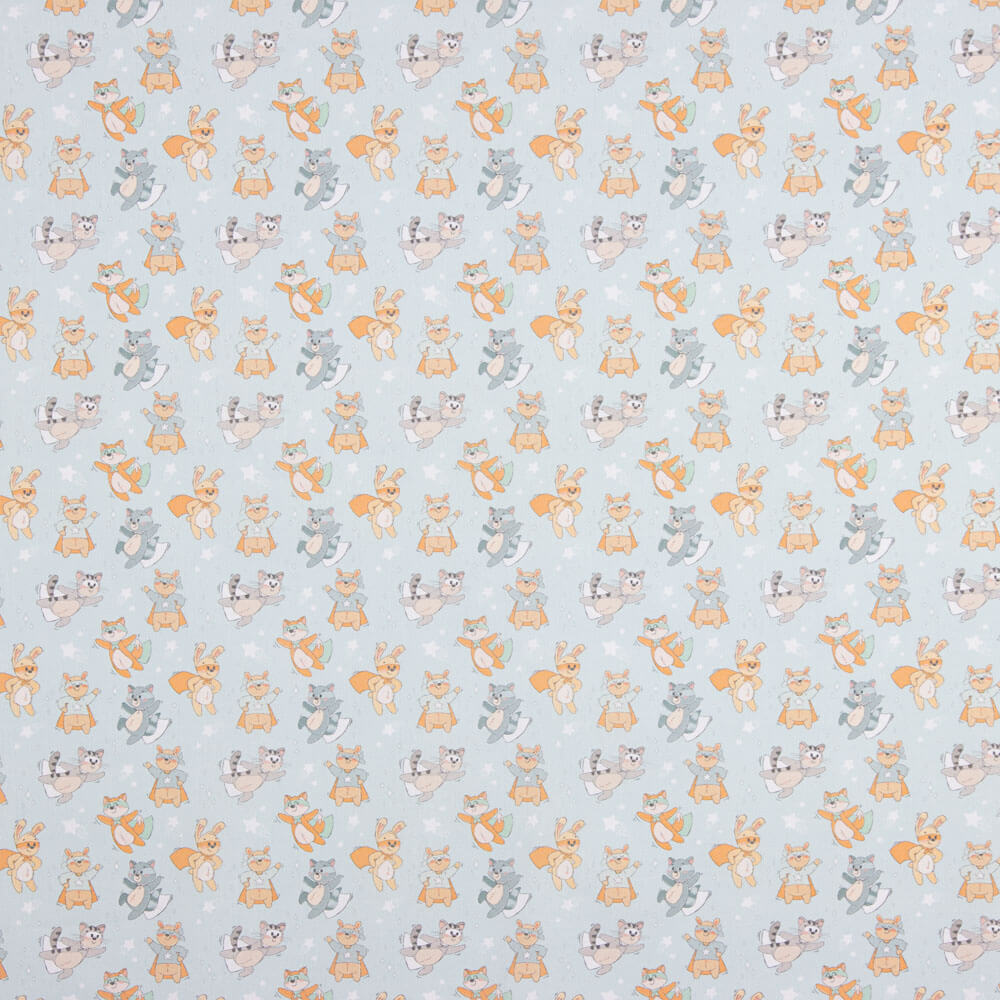 Popeline Coton Cape Chat Vert - Ribes y Casals