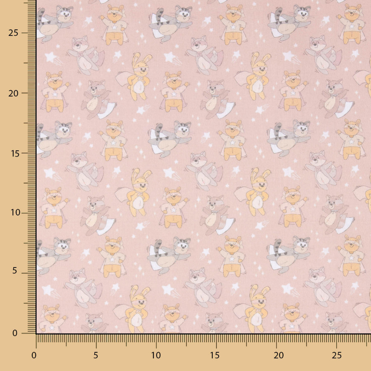 Popeline Coton Cape Chat Rose - Ribes y Casals