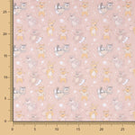 Popeline Coton Cape Chat Rose - Ribes y Casals