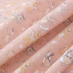 Popeline Coton Cape Chat Rose - Ribes y Casals