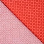 Coton Popeline Géométrique Orange - Ribes y Casals