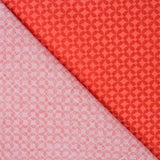 Coton Popeline Géométrique Orange - Ribes y Casals