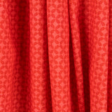 Coton Popeline Géométrique Orange - Ribes y Casals