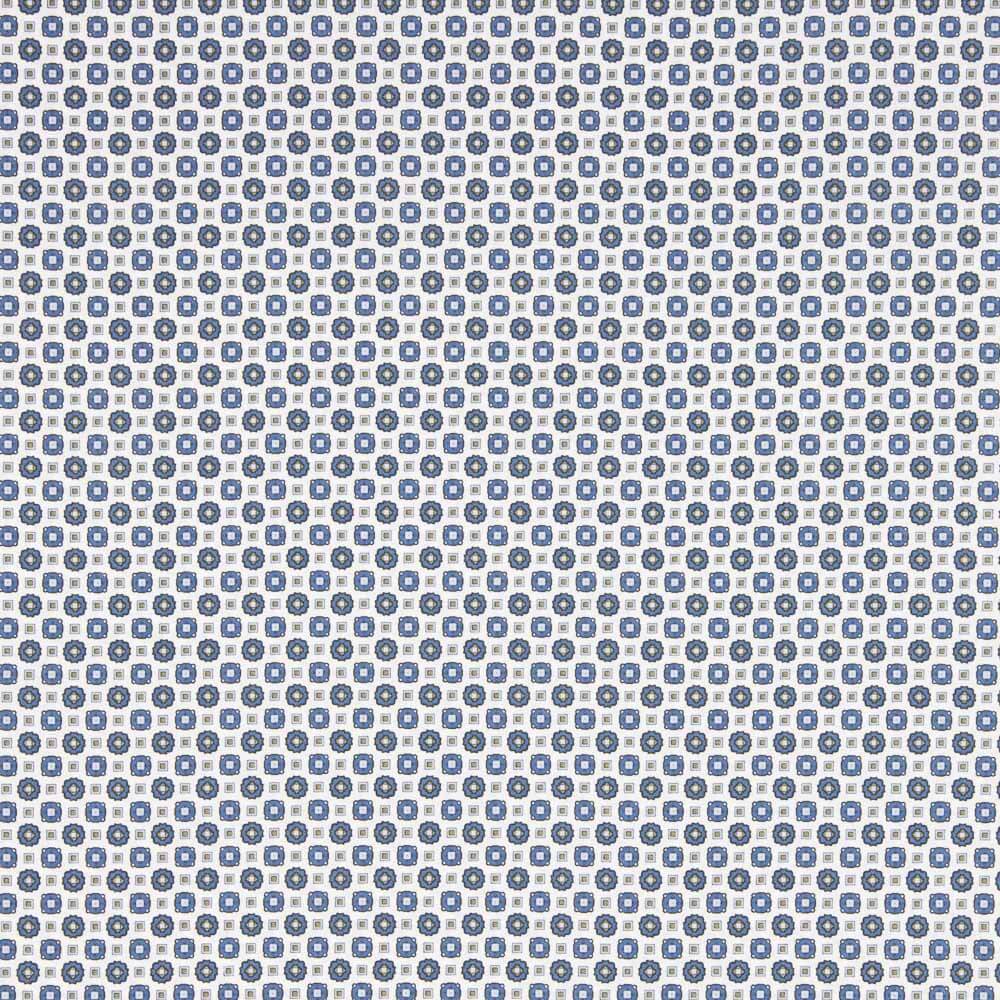 Popeline Fleur Kubo Bleu - Ribes y Casals